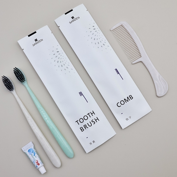 安力森/诚臻酒店用品 藿泰系列 7号玉石牙刷3克田七牙膏1600/箱 藿泰系列