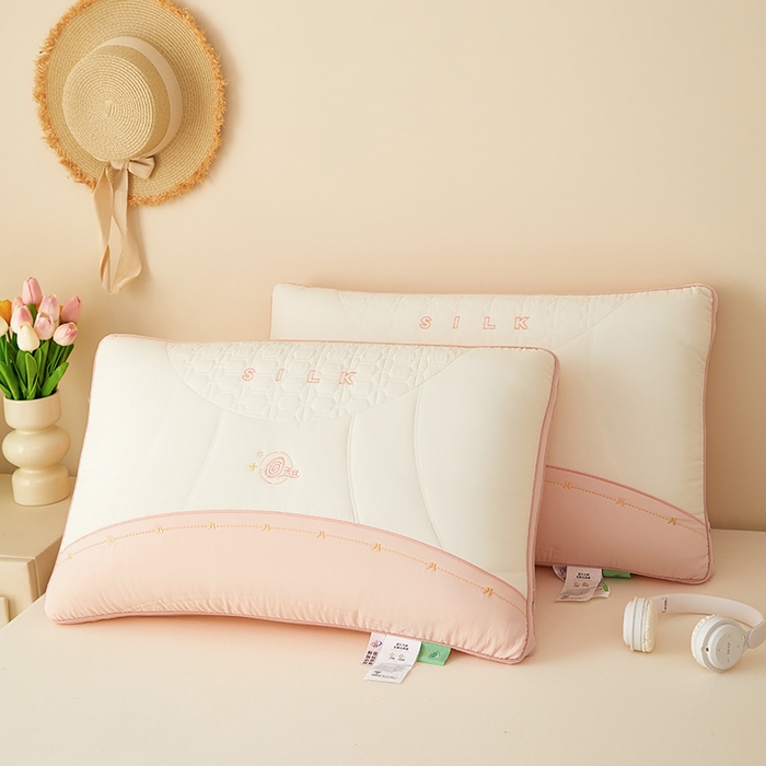 91家纺网 家纺一手货源 找家纺 （总）晚儿 2025新款天丝美 肤护颈枕高枕枕头枕芯