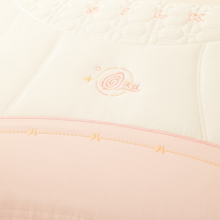 91家纺网 家纺一手货源 找家纺 晚儿 2025新款天丝美 肤护颈枕高枕枕头枕芯 粉色