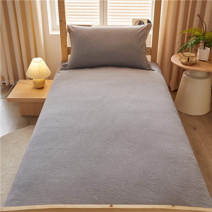 91家纺网 家纺一手货源 找家纺 悠米悠家 2025新款新疆棉花学生款可拆洗床垫 灰色