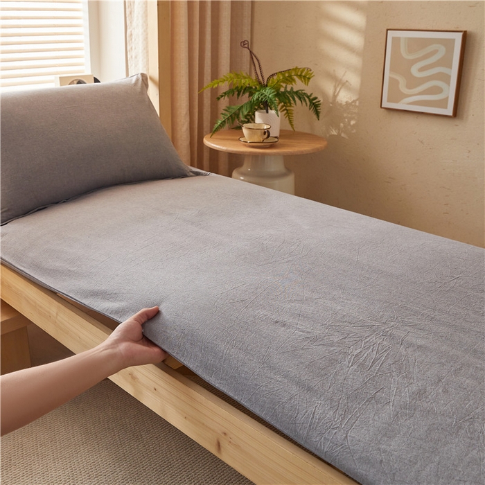 91家纺网 家纺一手货源 找家纺 悠米悠家 2025新款新疆棉花学生款可拆洗床垫 灰色