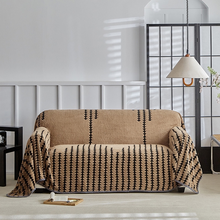 91家纺网 家纺一手货源 找家纺 （总）温宁家纺 2025新款步步高沙发巾