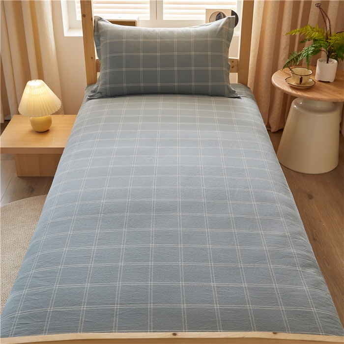 91家纺网 家纺一手货源 找家纺 悠米悠家 2025新款新疆棉花学生款可拆洗床垫 简兮蓝