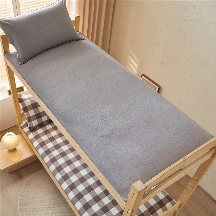 91家纺网 家纺一手货源 找家纺 悠米悠家 2025新款新疆棉花学生款可拆洗床垫 咖大格