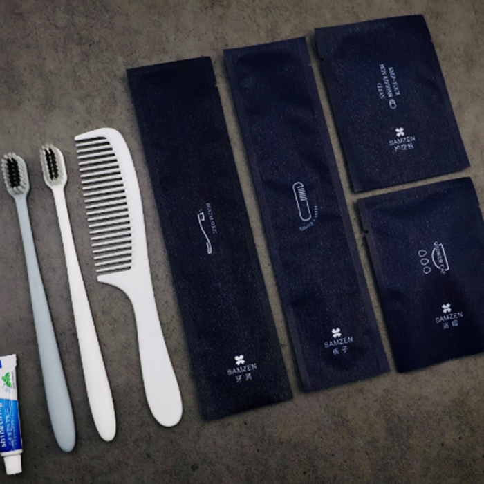 安力森/诚臻酒店用品 心绮系列 拉丝袋M型梳子单件 心绮系列