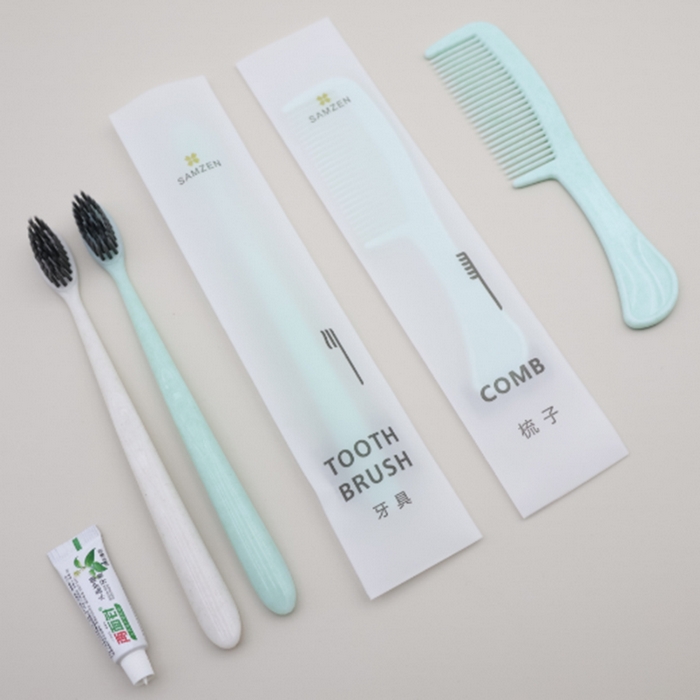 91家纺网 家纺一手货源 找家纺 安力森/诚臻酒店用品 samzen心致系列（12S软膜免费定制） 致7号10克玉石牙刷3克两面针-2000/箱 samzen心致系列