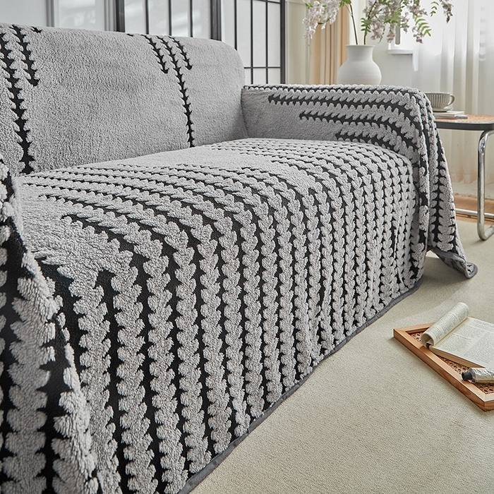 91家纺网 家纺一手货源 找家纺 （总）温宁家纺 2025新款步步高沙发巾