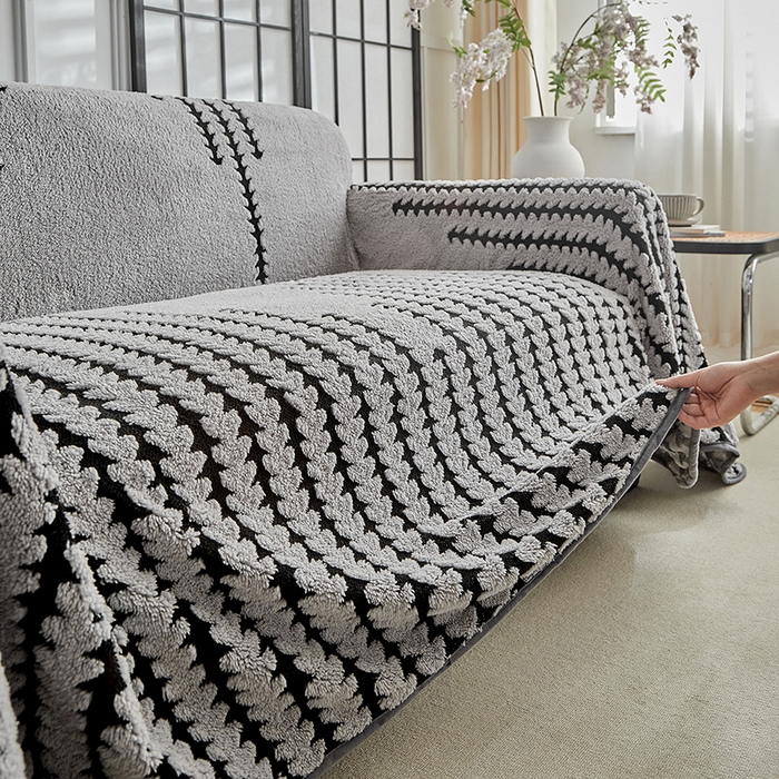 91家纺网 家纺一手货源 找家纺 （总）温宁家纺 2025新款步步高沙发巾