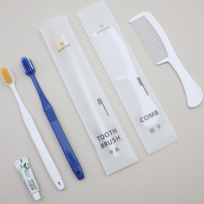 安力森/诚臻酒店用品 samzen心致系列（12S软膜免费定制） 致8号网红牙刷3克两面针-单件 samzen心致系列