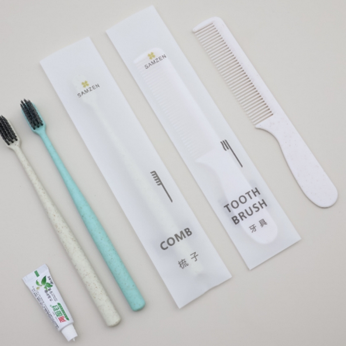 安力森/诚臻酒店用品 samzen心致系列（12S软膜免费定制） 致9号 9号玉石拇指梳-2000/箱 samzen心致系列