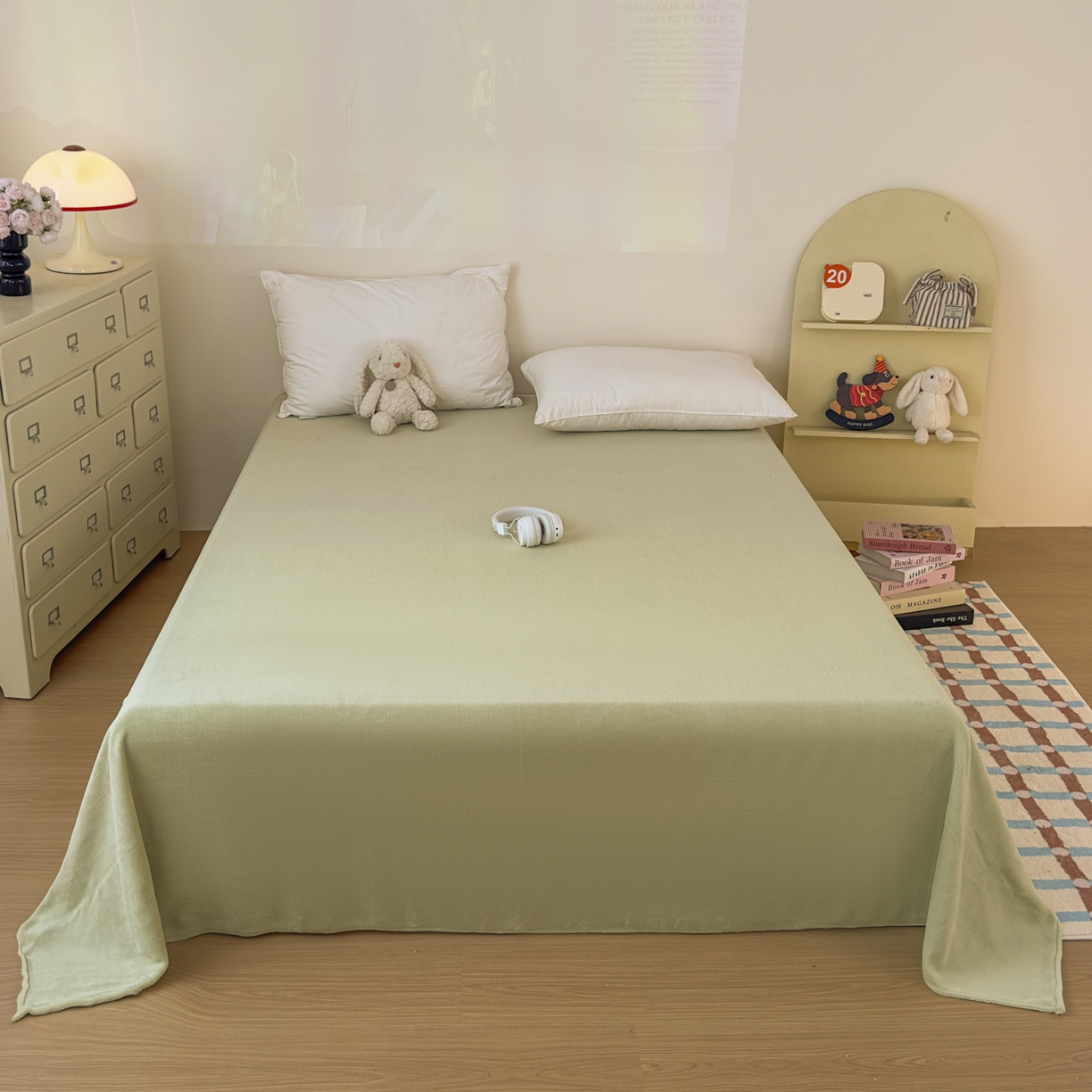 91家纺网 家纺一手货源 找家纺 KA家纺 2025新款秋冬床裙款着色烂花立体雕花牛奶绒四件套 邂逅