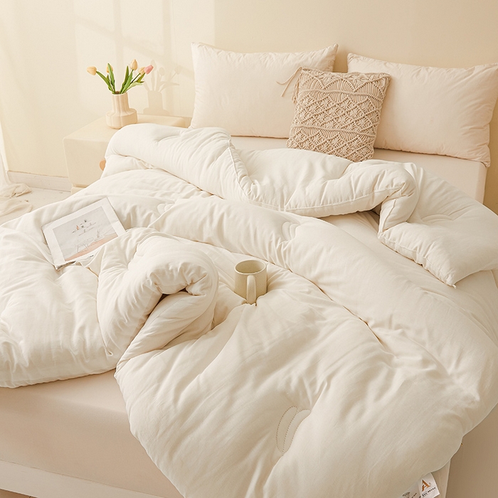 91家纺网 家纺一手货源 找家纺 （总）铺尚美家纺 2025新款亲肤舒适A类全棉纯棉大豆被被子被芯