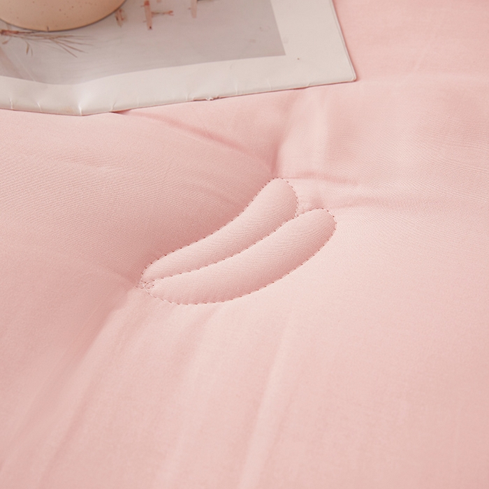 91家纺网 家纺一手货源 找家纺 铺尚美家纺 2025新款亲肤舒适A类全棉纯棉大豆被被子被芯 仙女粉