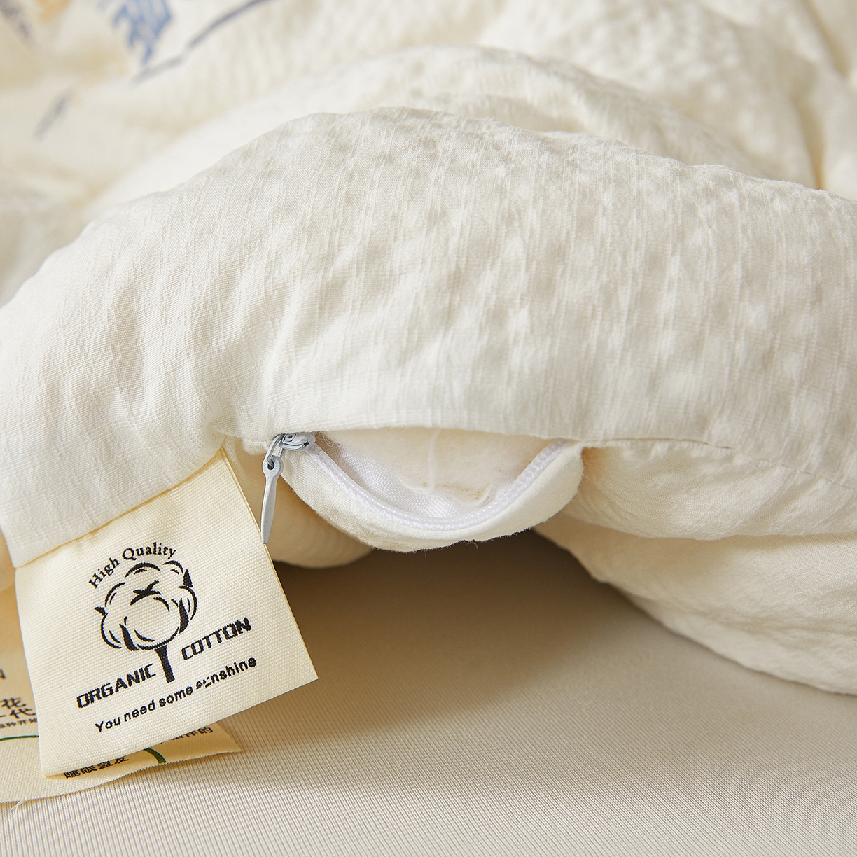 91家纺网 家纺一手货源 找家纺 金喜 2025新款优棉提花棉花被新疆棉花被 优棉白