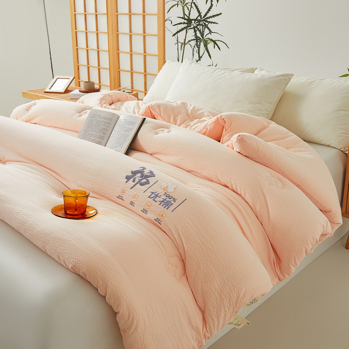 91家纺网 家纺一手货源 找家纺 金喜 2025新款优棉提花棉花被新疆棉花被 优棉玉