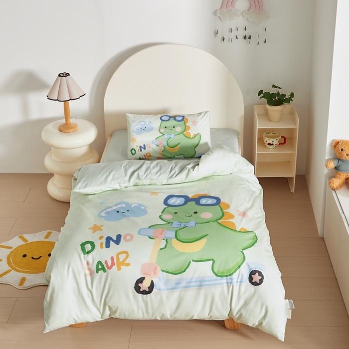 （总）荷马之梦 2025新款A类全棉40s数码印花手绘风大版卡通儿童幼儿园套件-童画系列