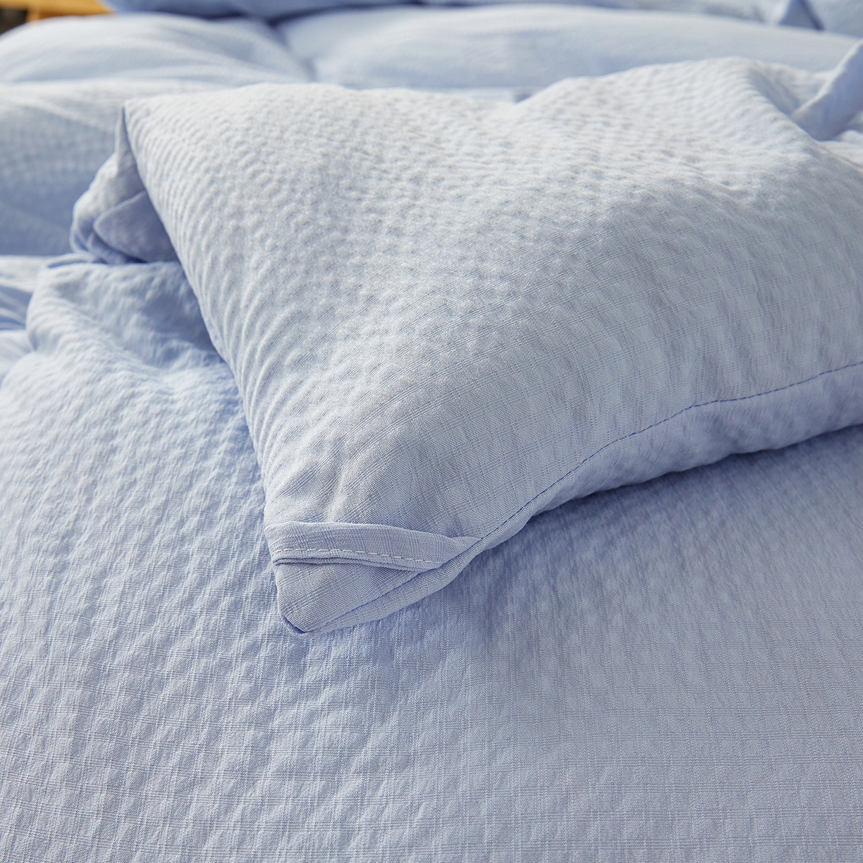 91家纺网 家纺一手货源 找家纺 金喜 2025新款优棉提花棉花被新疆棉花被 优棉蓝