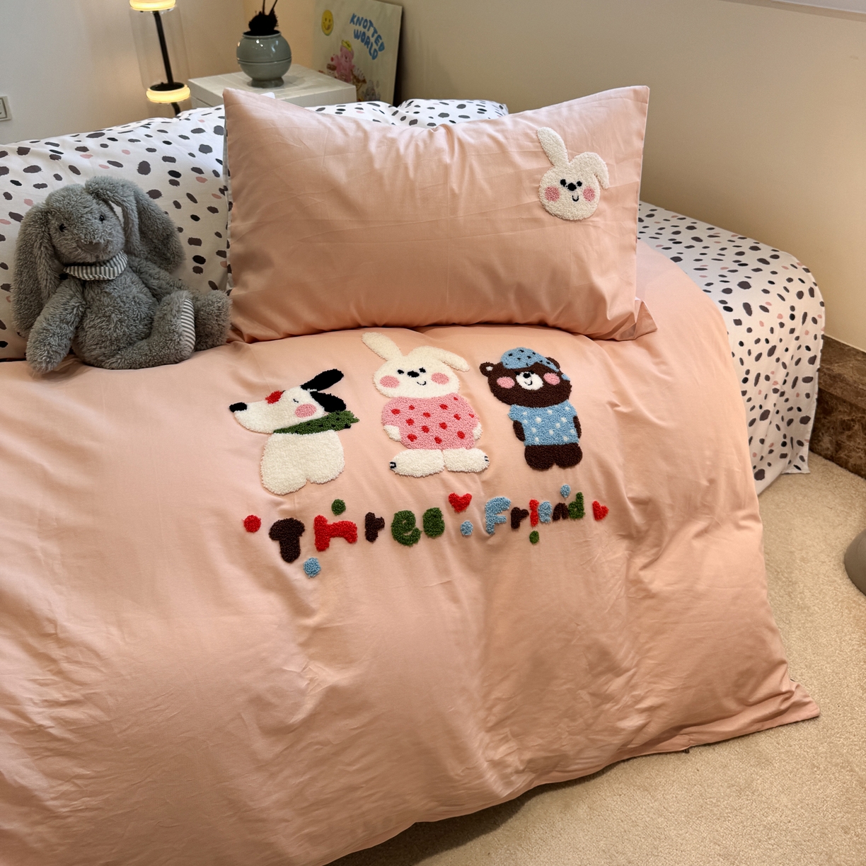 91家纺网 家纺一手货源 找家纺 （总）怡家居 2025新款全棉纯棉印花加绣花四件套第二批