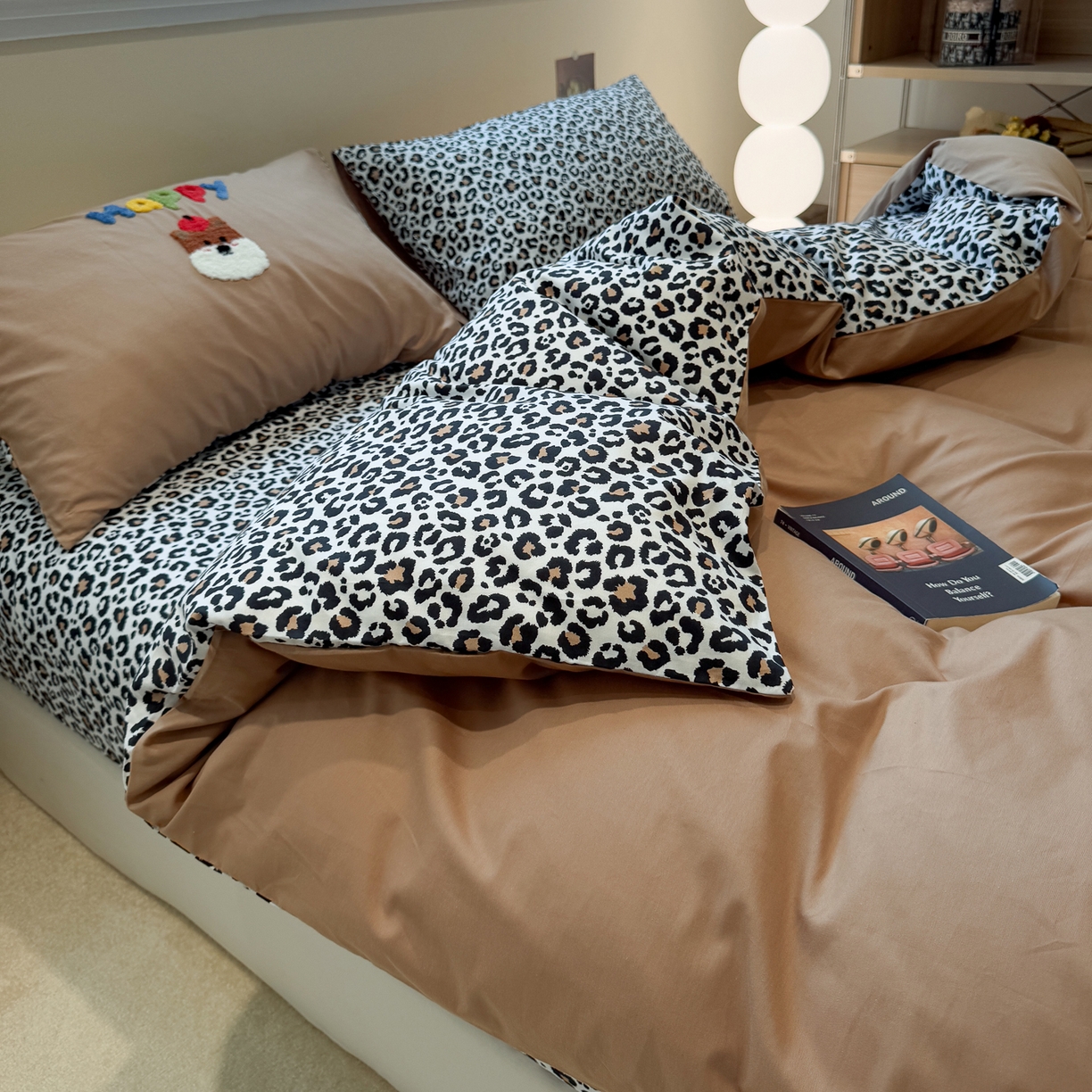 91家纺网 家纺一手货源 找家纺 怡家居 2025新款全棉纯棉印花加绣花四件套第二批 快乐家族