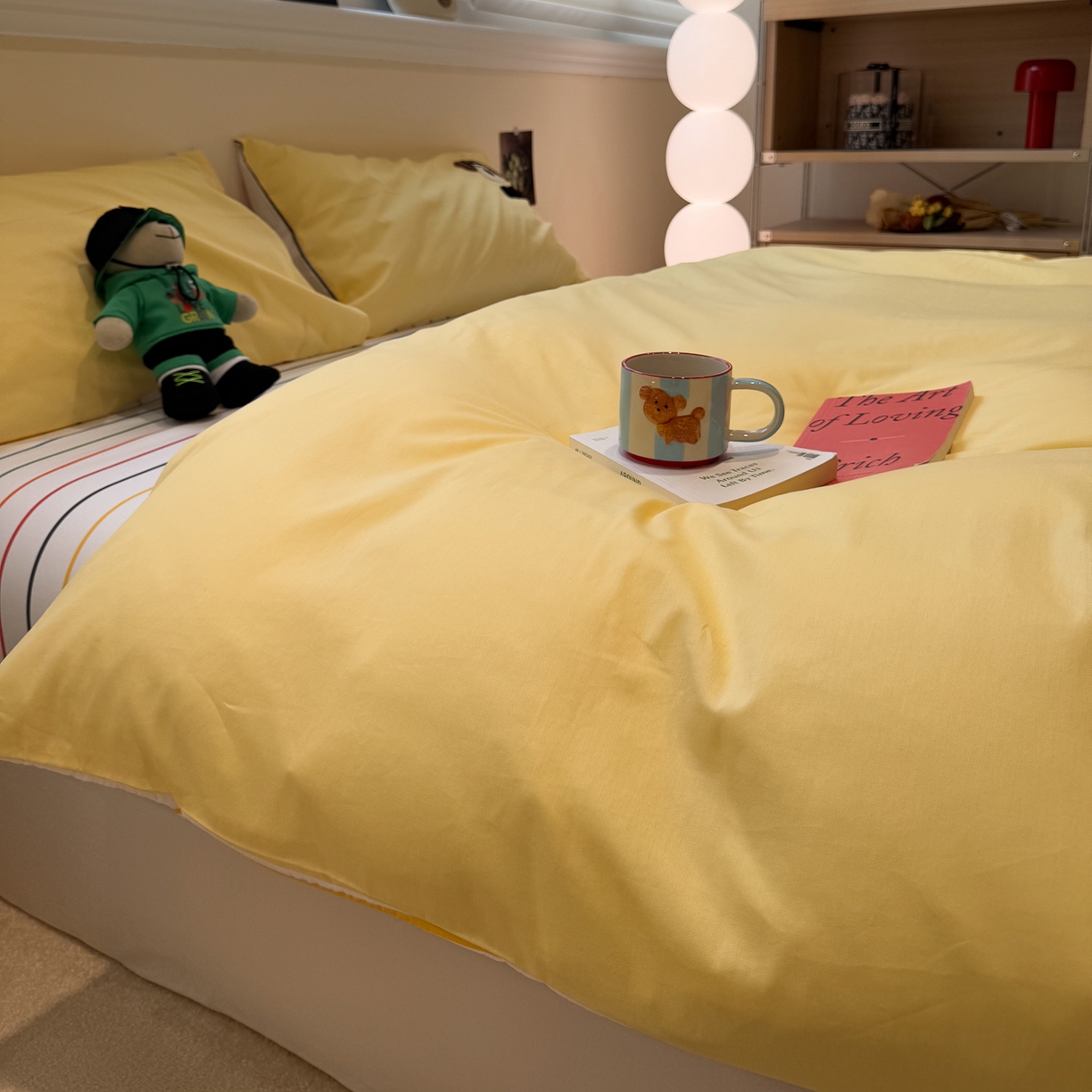 91家纺网 家纺一手货源 找家纺 怡家居 2025新款全棉纯棉印花加绣花四件套第二批 墨镜狗狗