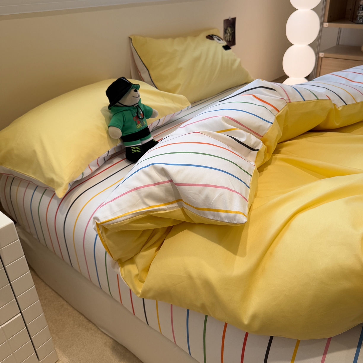 91家纺网 家纺一手货源 找家纺 怡家居 2025新款全棉纯棉印花加绣花四件套第二批 墨镜狗狗