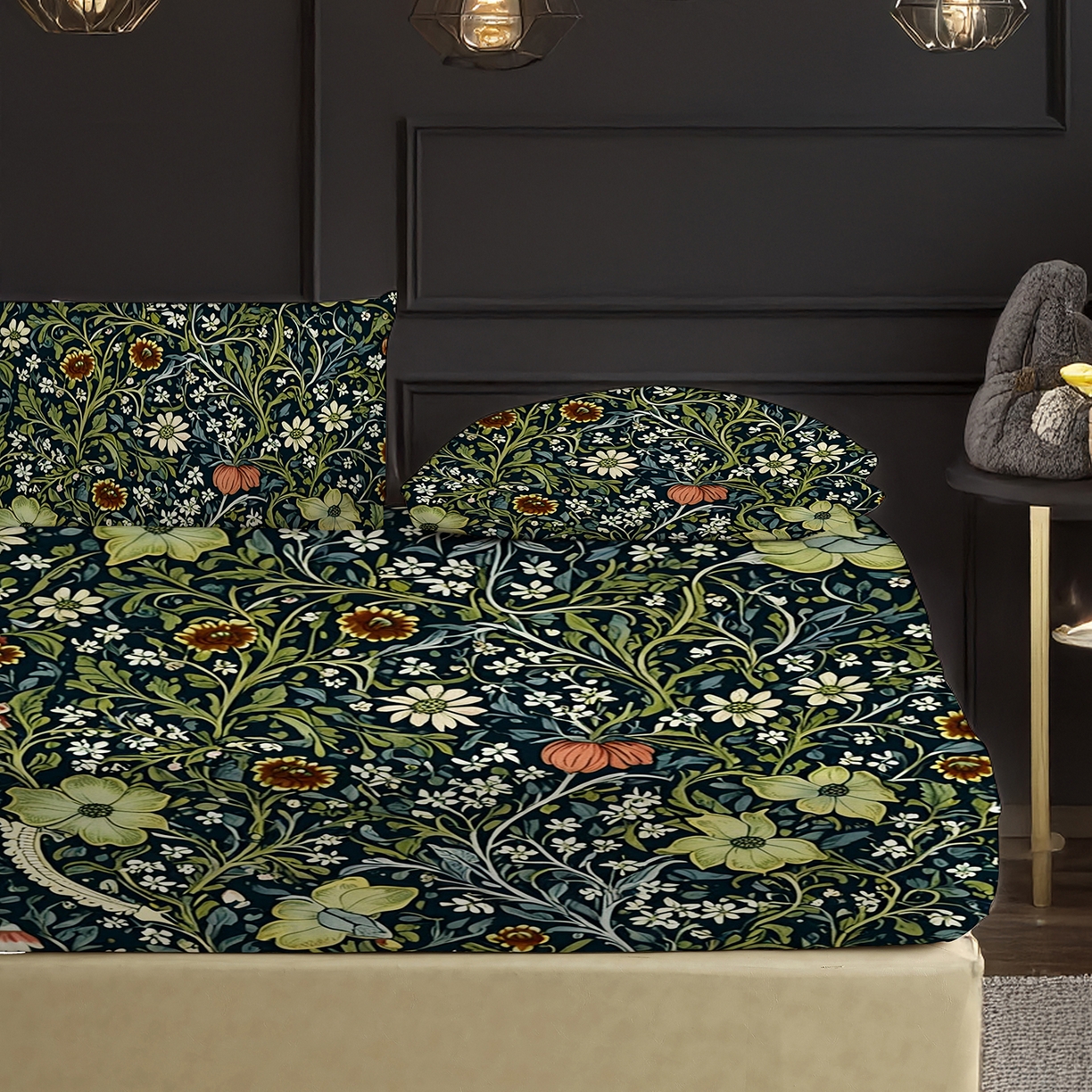 91家纺网 家纺一手货源 找家纺 （总）轩贝雅 2025新款Pod 全托管 半托花型定制单床笠床笠单件