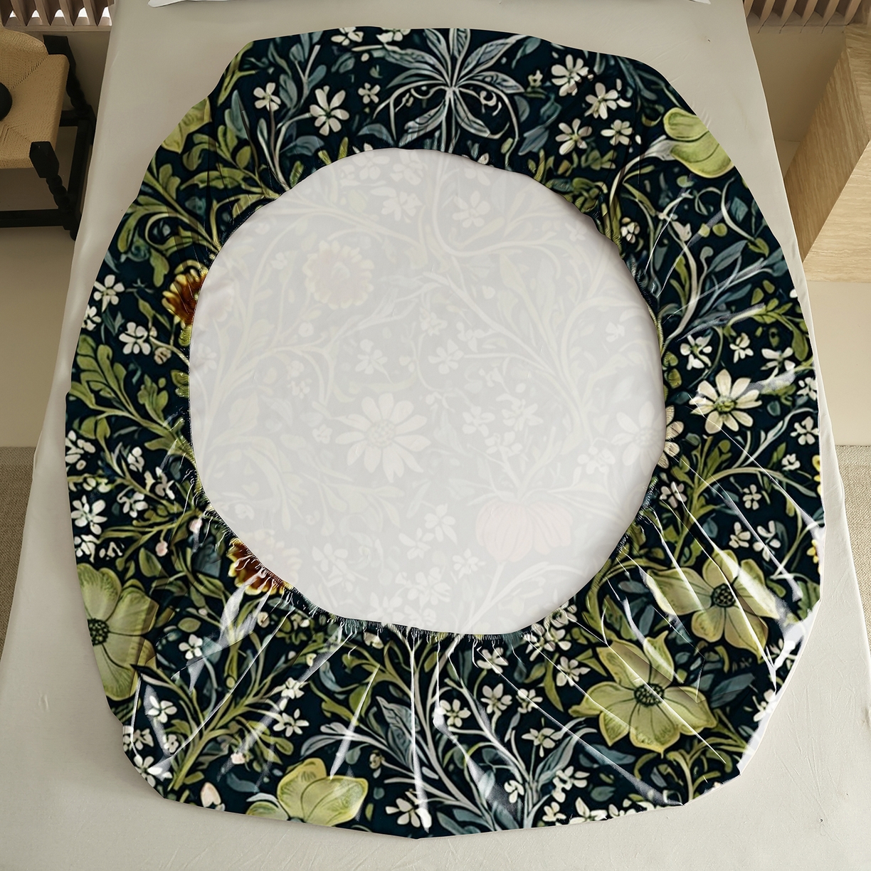 91家纺网 家纺一手货源 找家纺 （总）轩贝雅 2025新款Pod 全托管 半托花型定制单床笠床笠单件