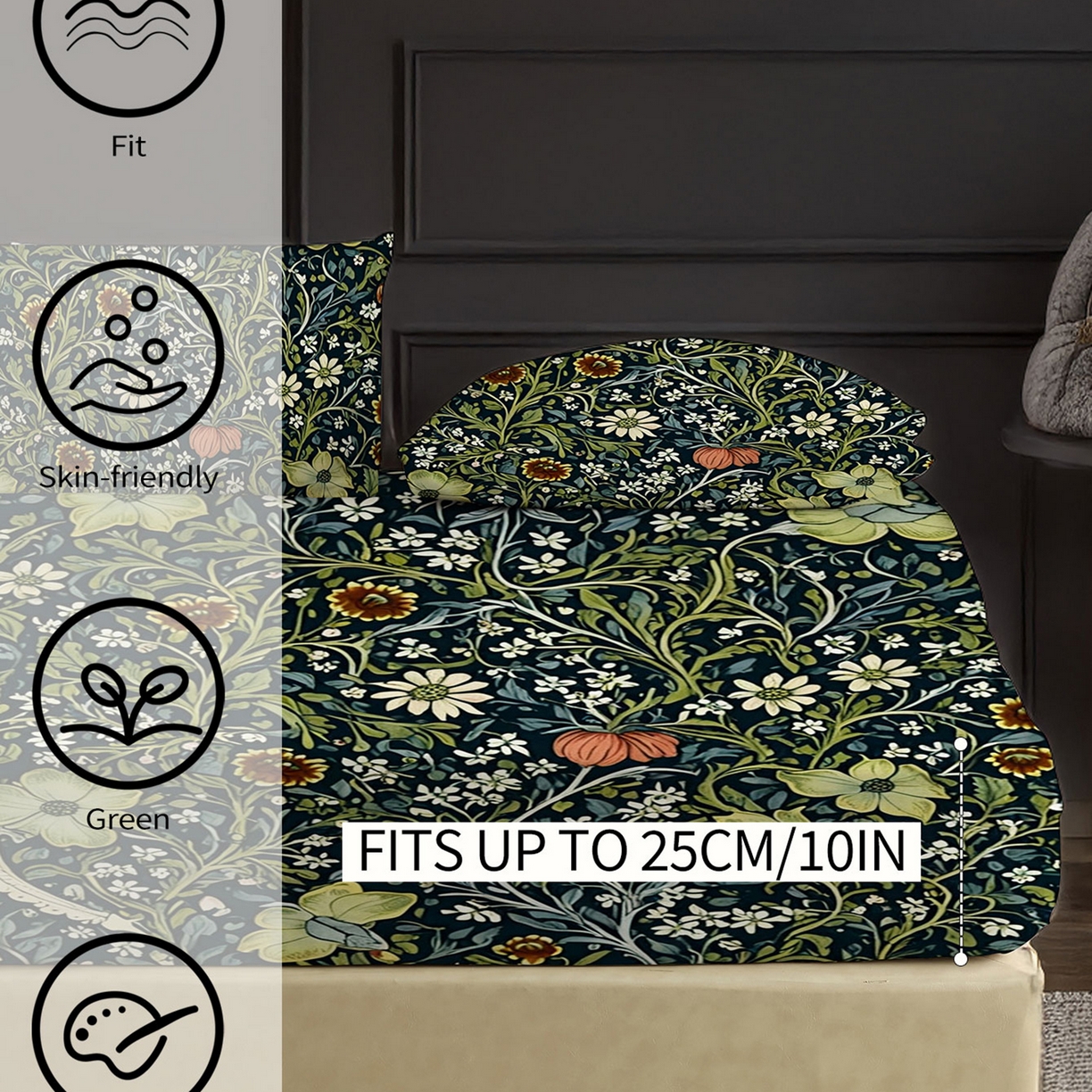 91家纺网 家纺一手货源 找家纺 （总）轩贝雅 2025新款Pod 全托管 半托花型定制单床笠床笠单件