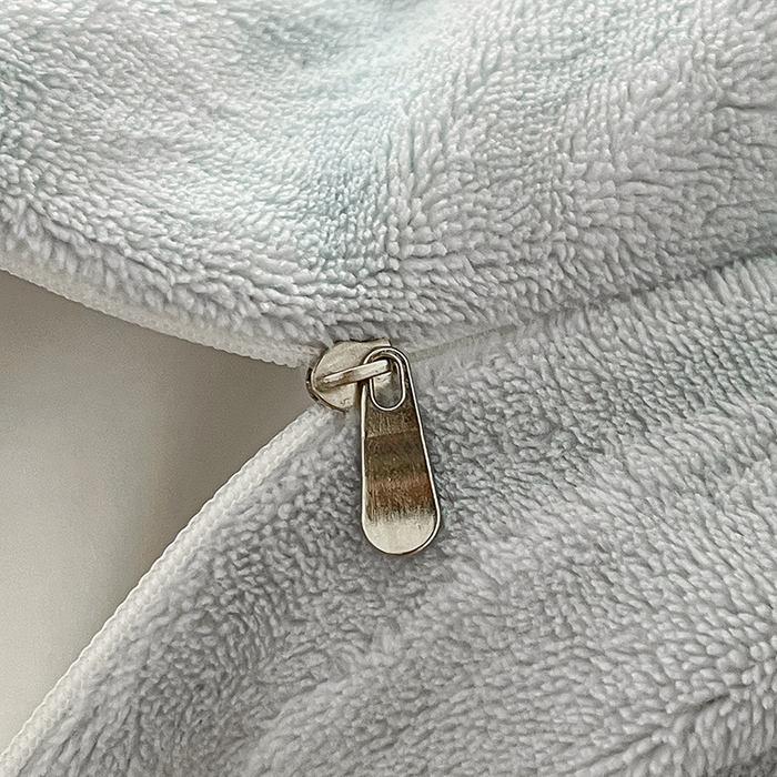 91家纺网 家纺一手货源 找家纺 三朵家纺 2025秋冬新款法莱绒混搭系列四件套 粉蓝+蓝格