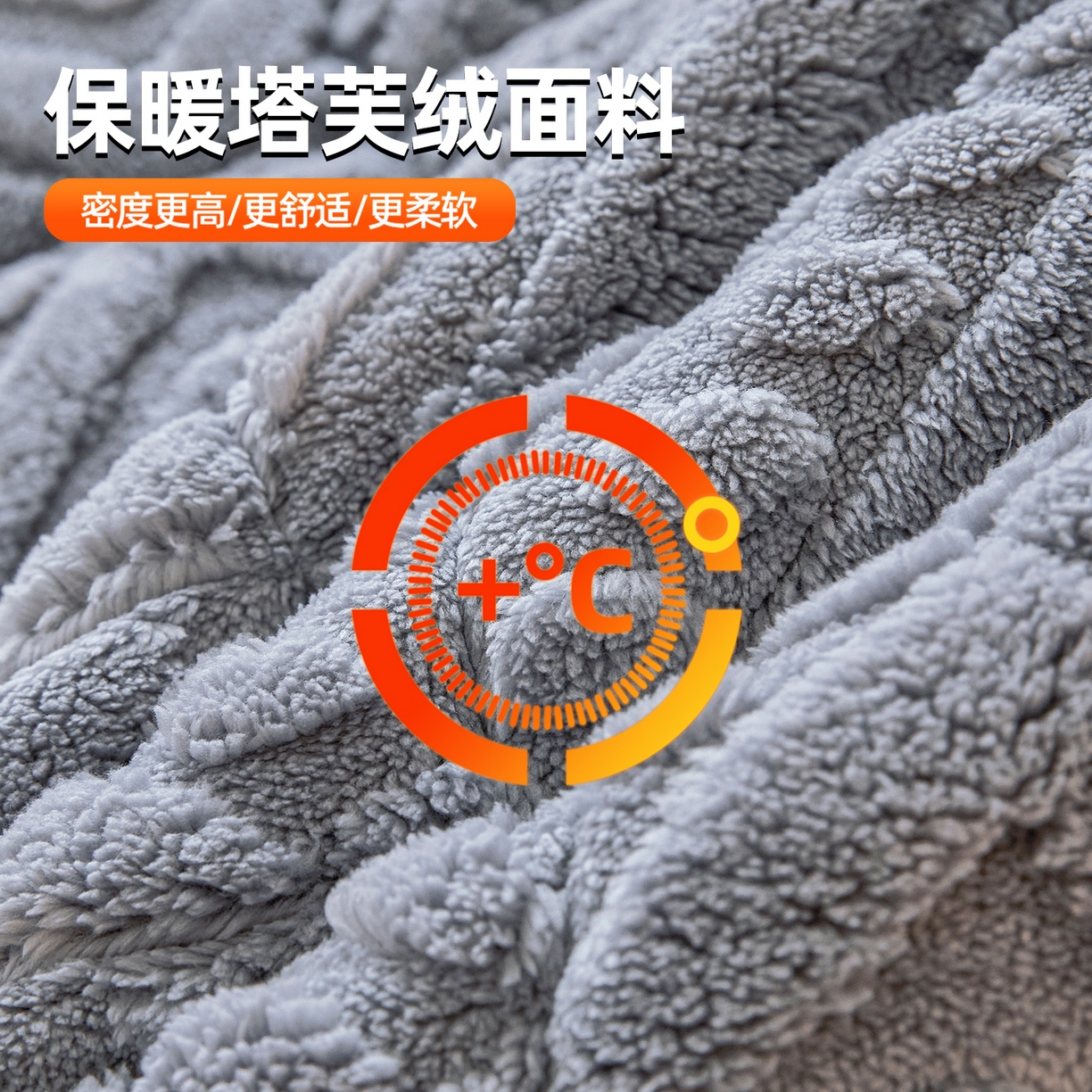 91家纺网 家纺一手货源 找家纺 雯豆家纺 2025秋冬新款加厚塔芙绒床垫床褥床护垫双人床纯色素色垫子 塔芙绒床褥-英伦蓝灰