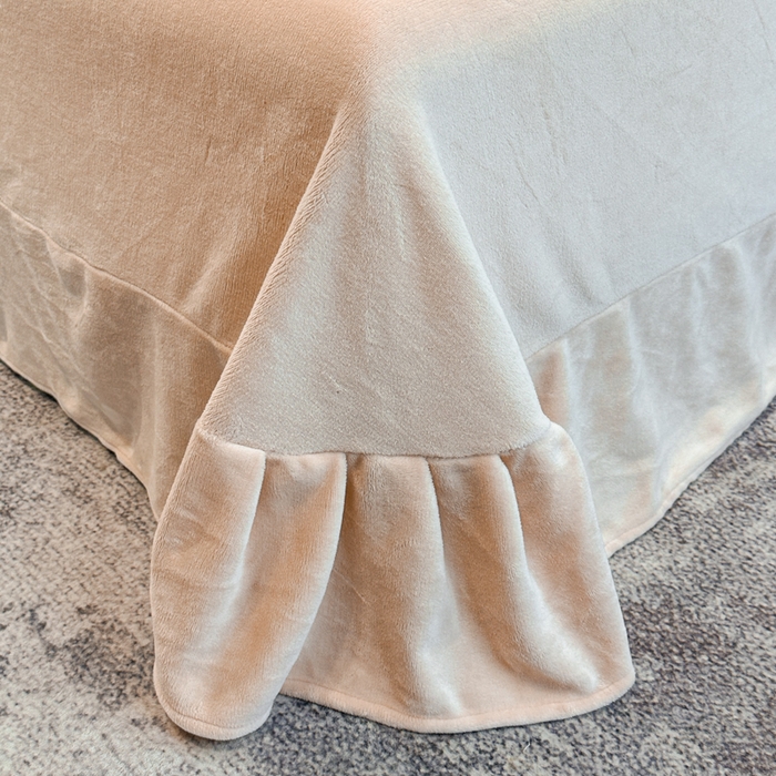 91家纺网 家纺一手货源 找家纺 诺梵家纺 2025新款8.2斤牛奶绒刺绣四件套-布莱妮系列 布莱妮-肉粉