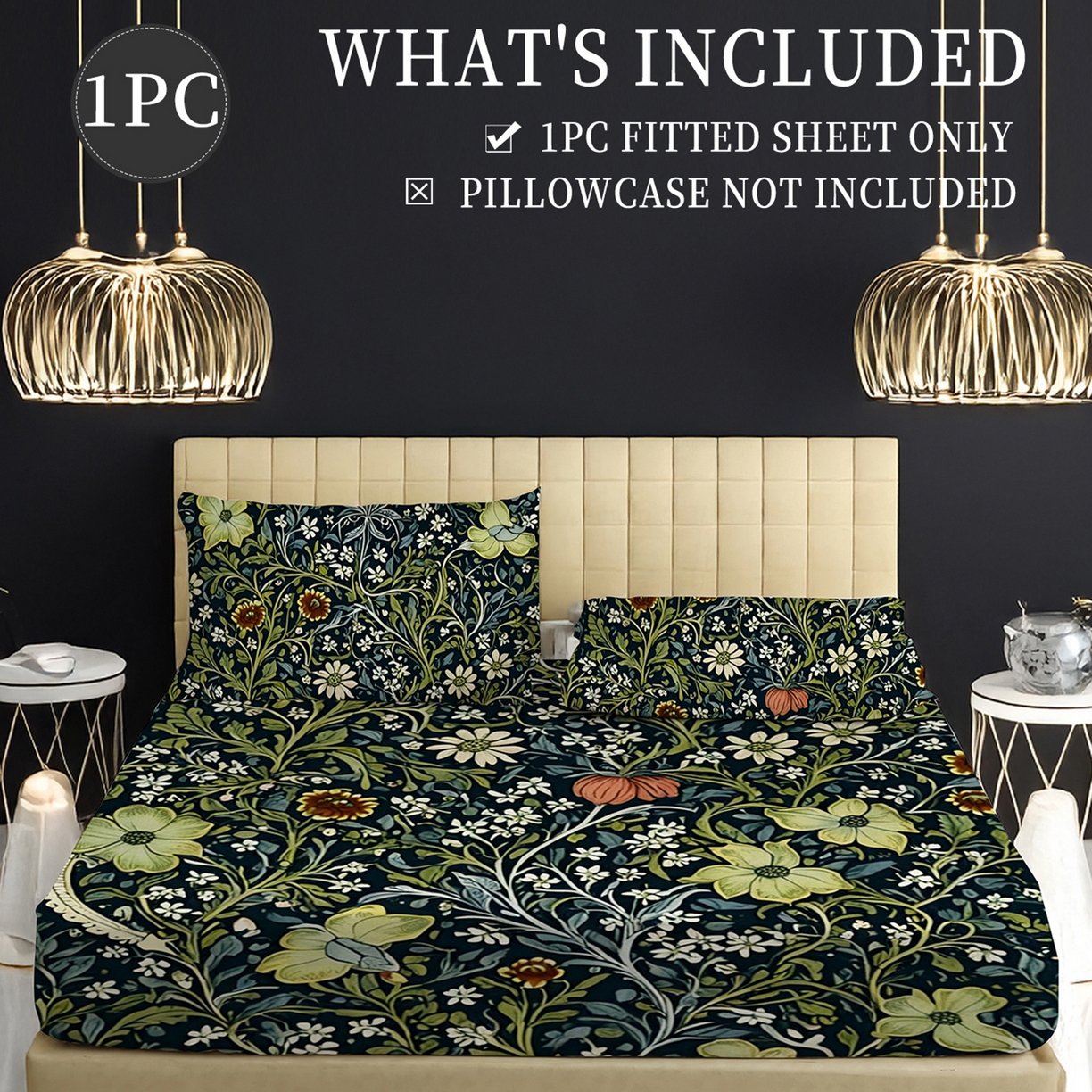 轩贝雅 2025新款Pod 全托管 半托花型定制单床笠床笠单件 01