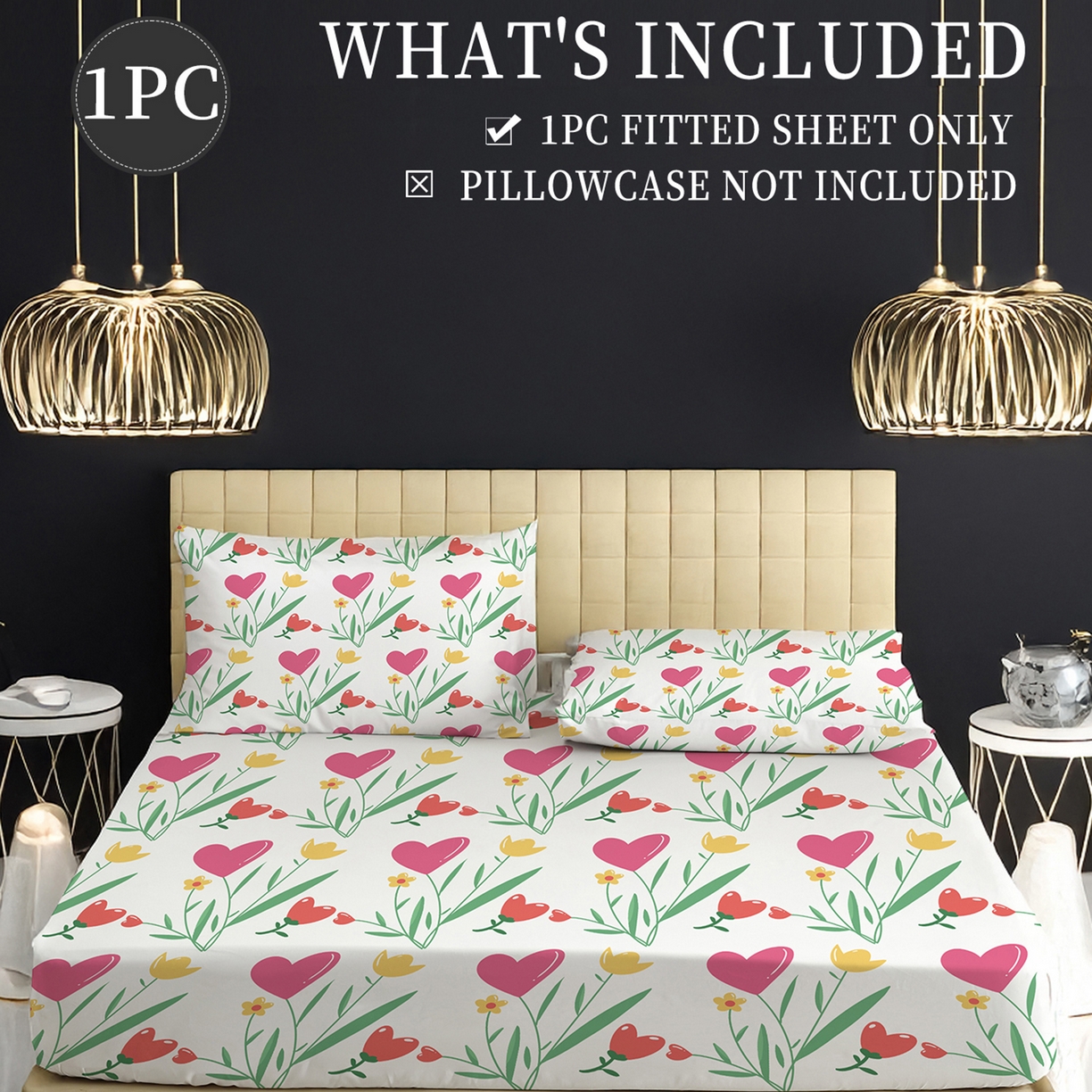 轩贝雅 2025新款Pod 全托管 半托花型定制单床笠床笠单件 03