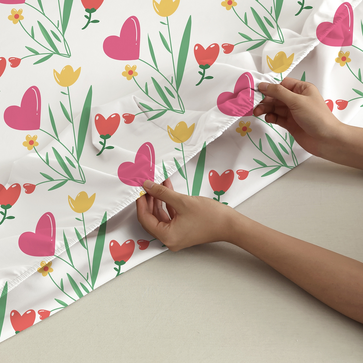 91家纺网 家纺一手货源 找家纺 轩贝雅 2025新款Pod 全托管 半托花型定制单床笠床笠单件 03