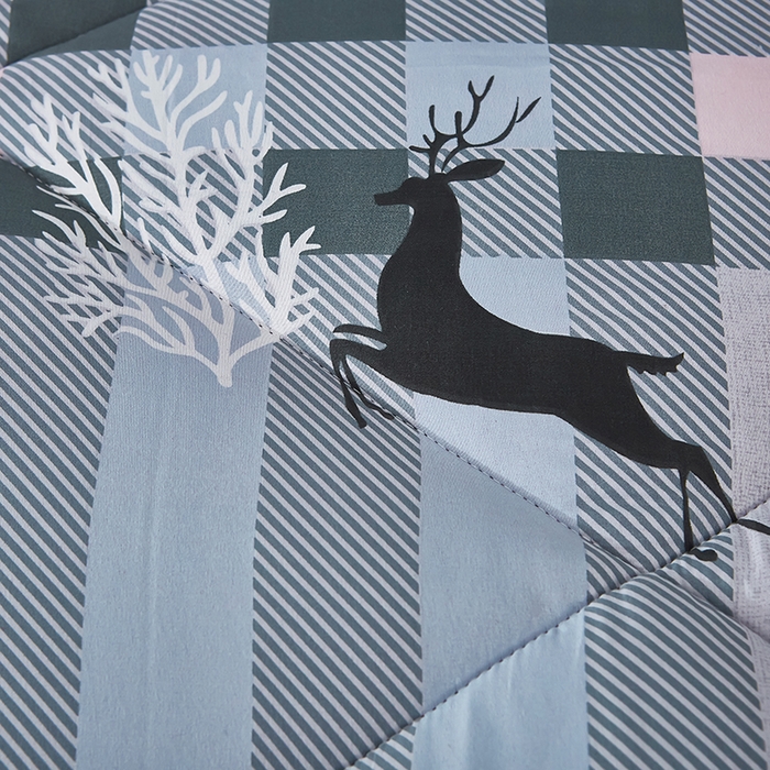 91家纺网 家纺一手货源 找家纺 赢盛家纺 2025新款冬被被芯化纤被水洗棉学生宿舍被子 时尚格子