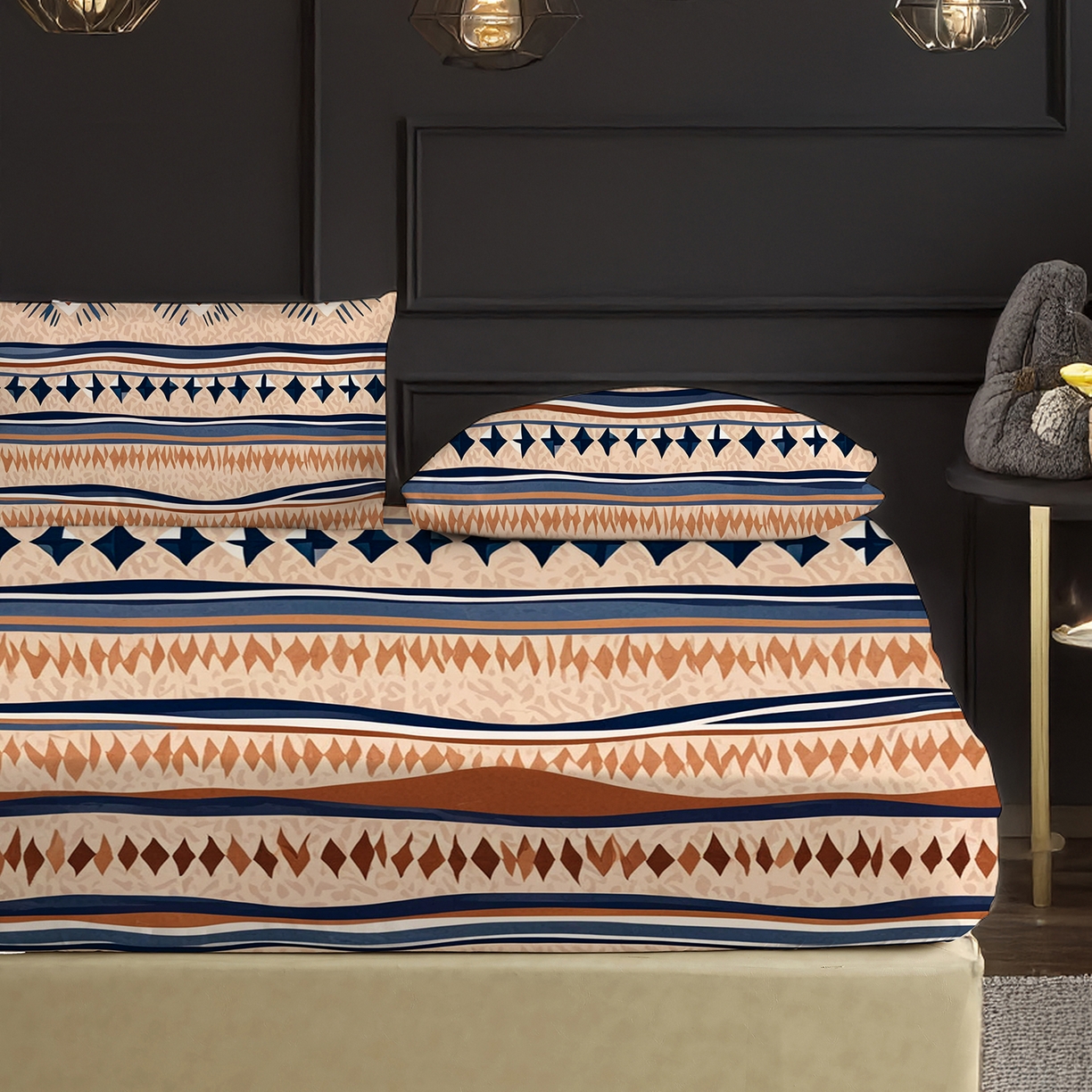 91家纺网 家纺一手货源 找家纺 轩贝雅 2025新款Pod 全托管 半托花型定制单床笠床笠单件 06