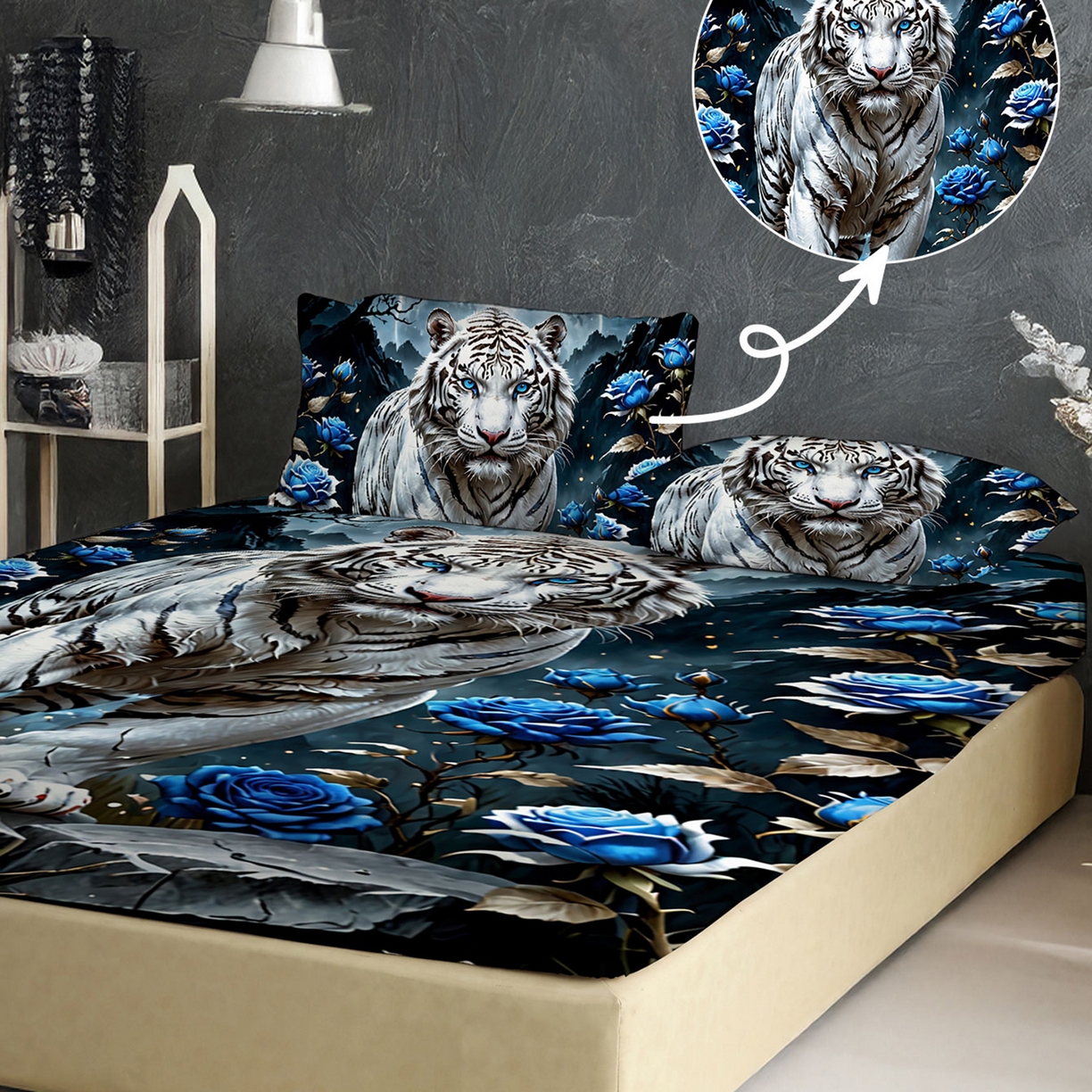 91家纺网 家纺一手货源 找家纺 轩贝雅 2025新款Pod 全托管 半托花型定制单床笠床笠单件 07