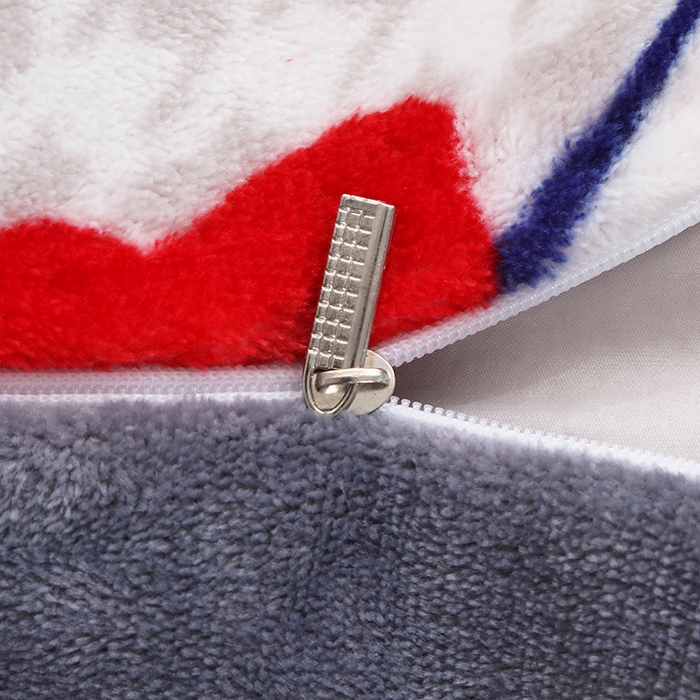 91家纺网 家纺一手货源 找家纺 宝薇 2025新款加厚保暖简约风小版印花牛奶绒四件套 酷酷熊灰