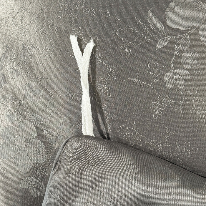 91家纺网 家纺一手货源 找家纺 栩裕纺织 2025新款提花宋锦缎四件套 莫斯灰