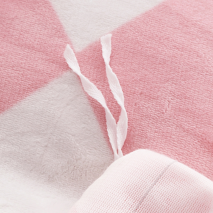 91家纺网 家纺一手货源 找家纺 宝薇 2025新款加厚保暖简约风小版印花牛奶绒四件套 蝴蝶结