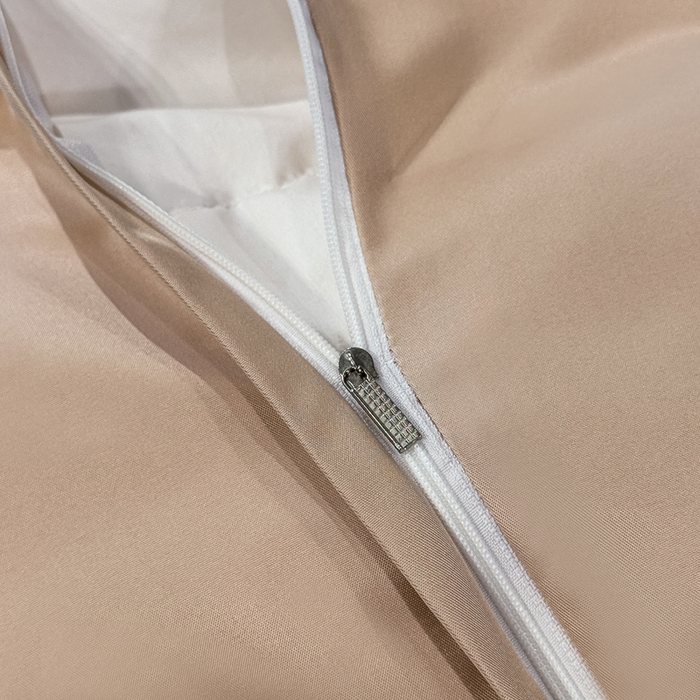 91家纺网 家纺一手货源 找家纺 栩裕纺织 2025新款提花宋锦缎四件套 素茶咖