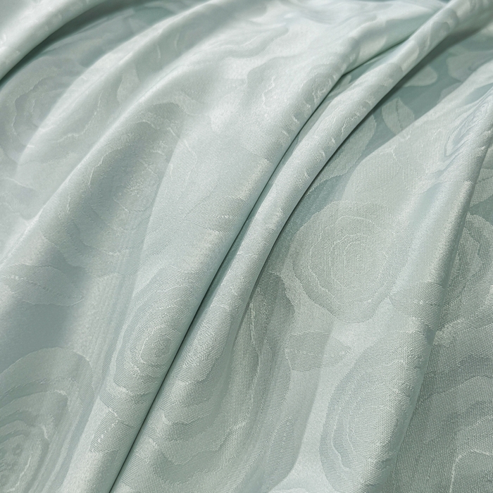 91家纺网 家纺一手货源 找家纺 栩裕纺织 2025新款提花宋锦缎四件套 玉石绿