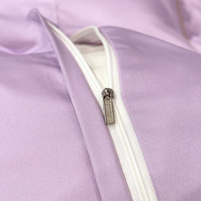 91家纺网 家纺一手货源 找家纺 栩裕纺织 2025新款提花宋锦缎四件套 鸢尾紫