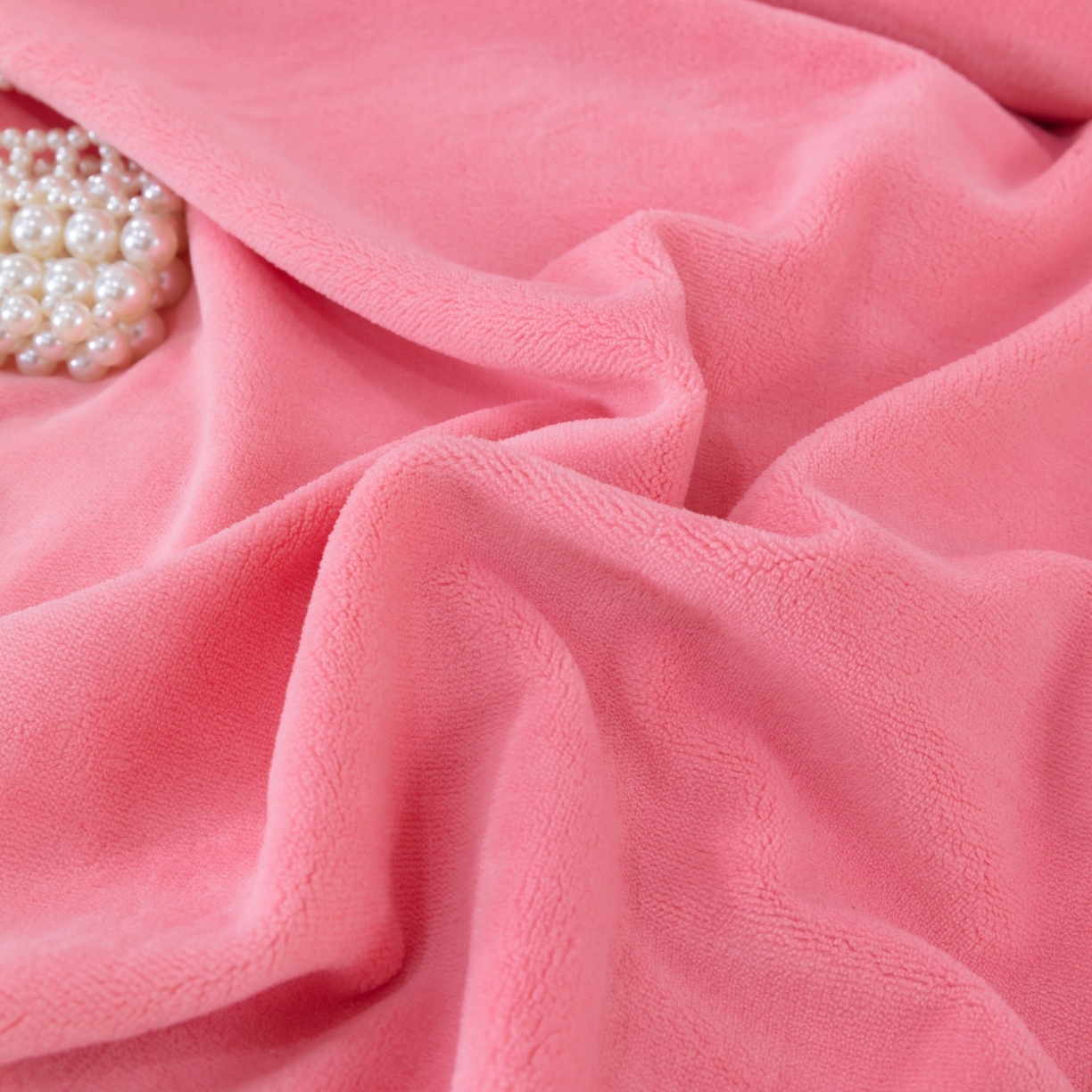 91家纺网 家纺一手货源 找家纺 优姿家纺 2025新款10斤牛奶绒宽边绣花保暖四件套-田园印象 田园印象-粉