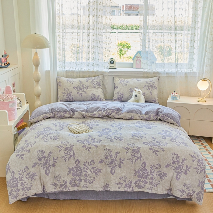 可思家纺 2025新款云感棉四件套 古春