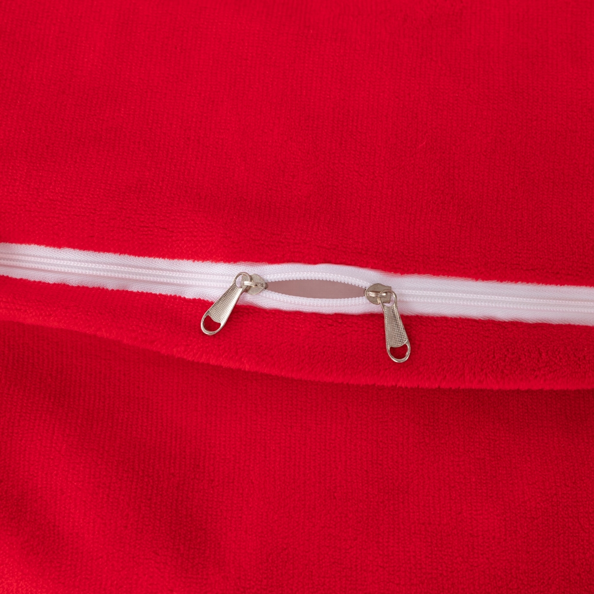 91家纺网 家纺一手货源 找家纺 优姿家纺 2025新款10斤牛奶绒宽边绣花保暖四件套-简单生活 简单生活-大红