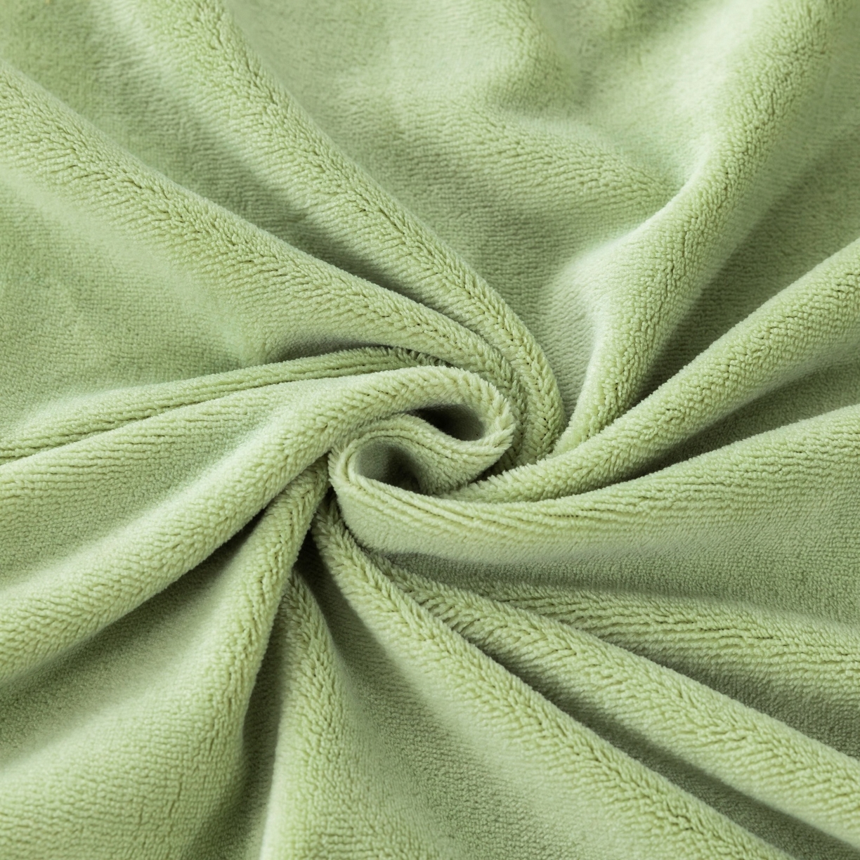 91家纺网 家纺一手货源 找家纺 优姿家纺 2025新款10斤牛奶绒宽边绣花保暖四件套-简单生活 简单生活-抹茶绿