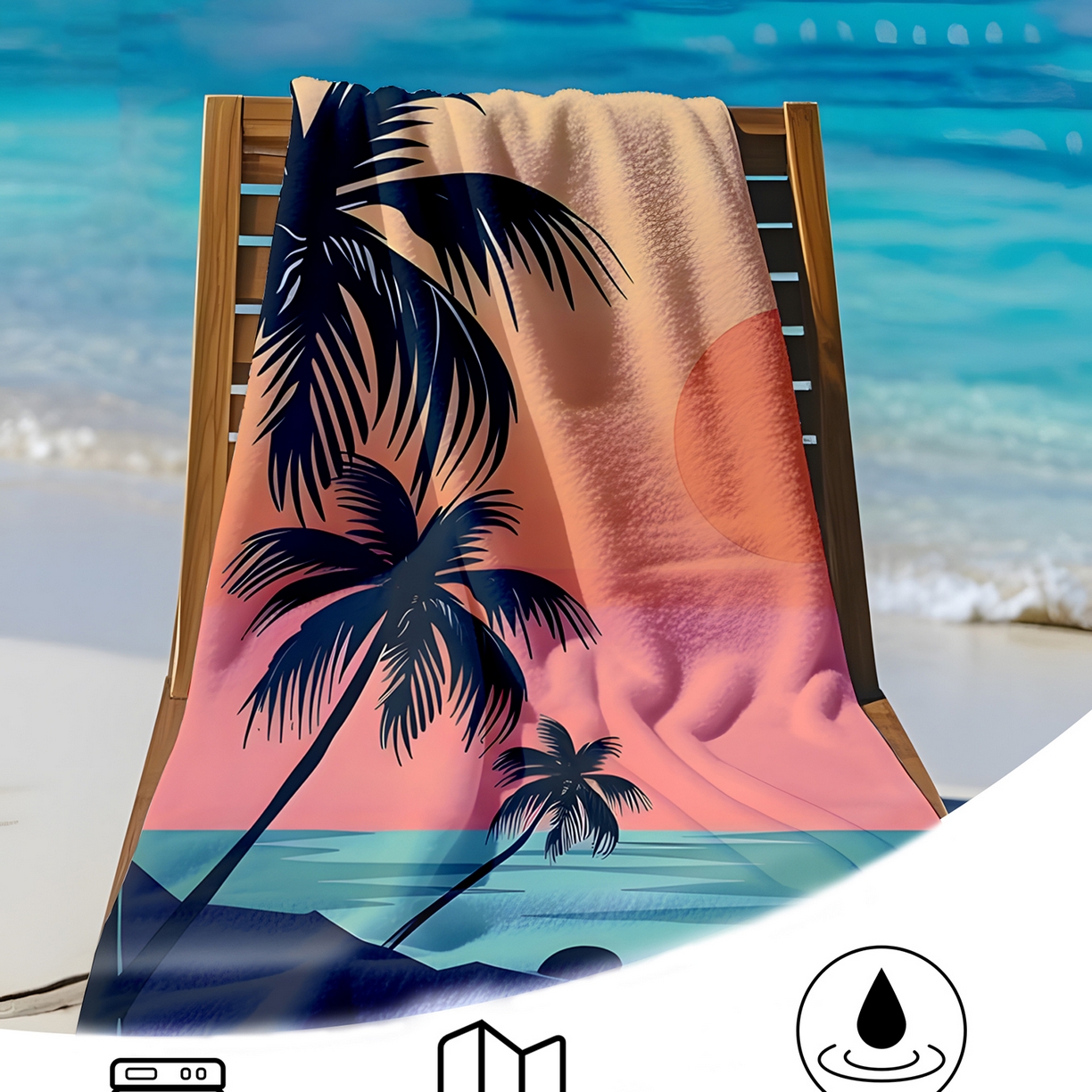 91家纺网 家纺一手货源 找家纺 轩贝雅 2025新款Pod 全托管 半托花型定制沙滩巾 04 90*180cm