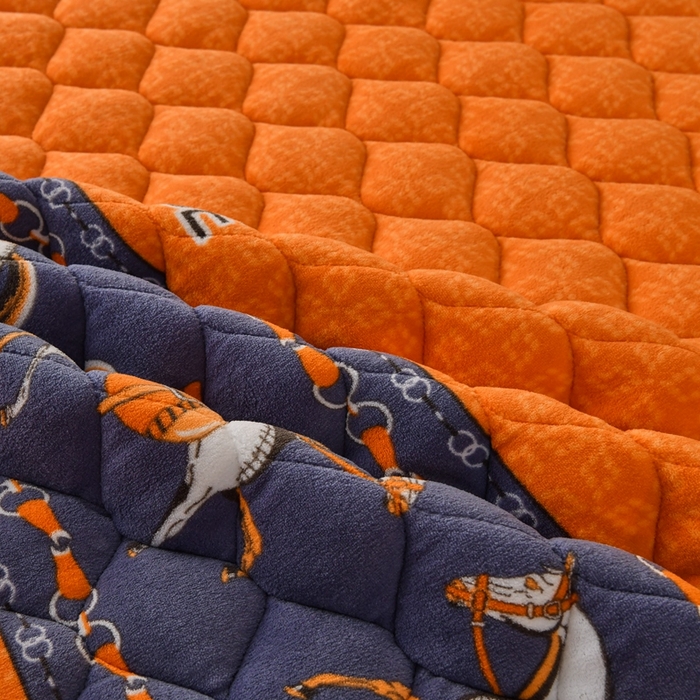 91家纺网 家纺一手货源 找家纺 索弗莱家纺 2025新款加厚宽边牛奶绒床垫-学生床 马普仕