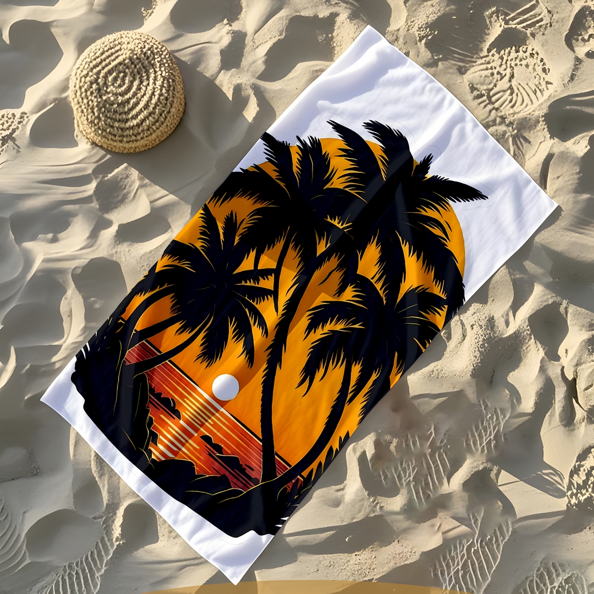 91家纺网 家纺一手货源 找家纺 轩贝雅 2025新款Pod 全托管 半托花型定制沙滩巾 06 70*150cm